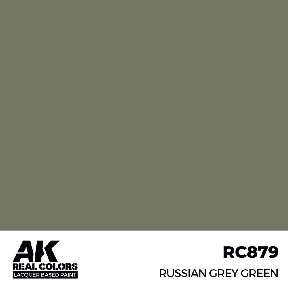 AK Interactive RC879 Real Colors Russian Grey Green 17ml Lacquer Paint