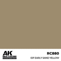 AK Interactive RC880 Real Colors IDF Early Sand Yellow 17ml Lacquer Paint