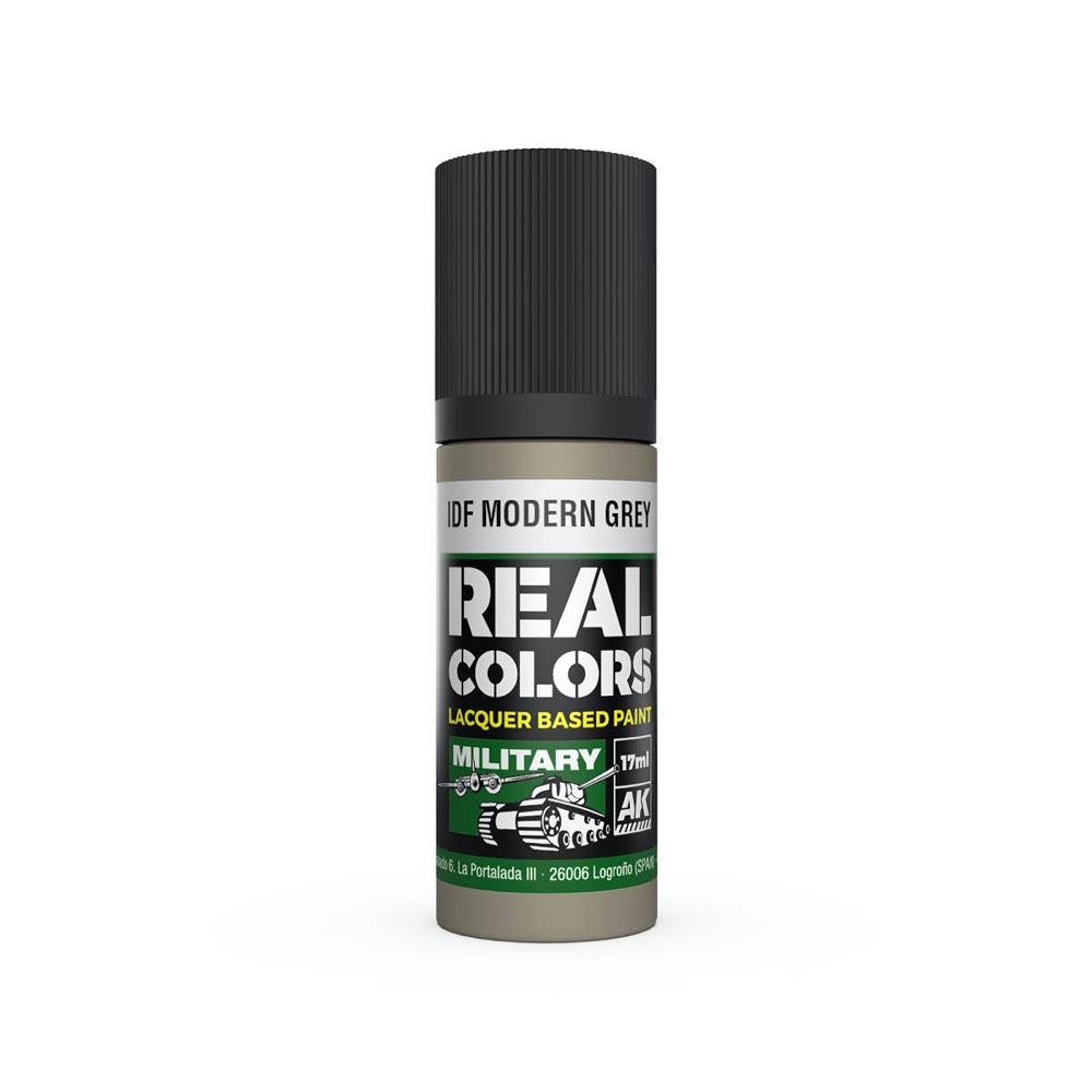 AK Interactive RC882 Real Colors IDF Modern Grey 17ml Lacquer Paint