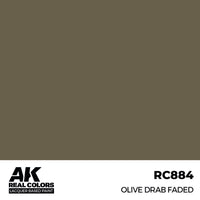 AK Interactive RC884 Real Colors Olive Drab Faded 17ml Lacquer Paint