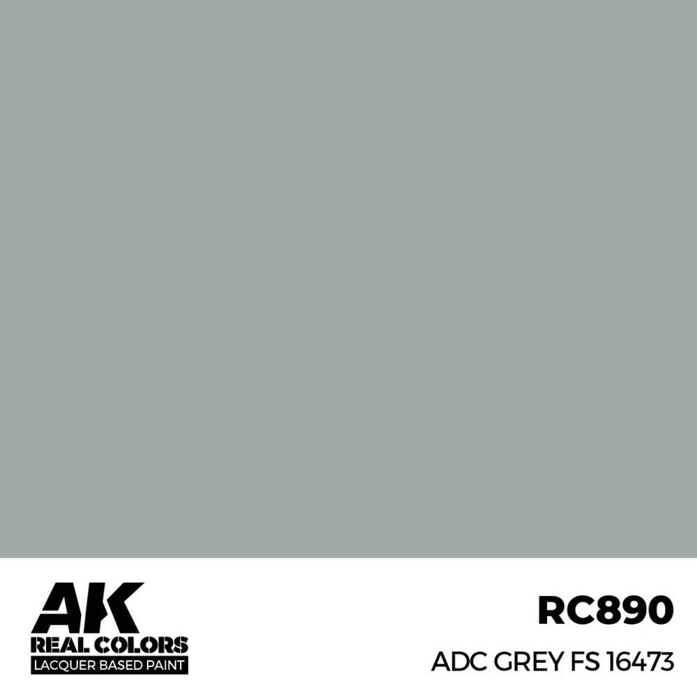 AK Interactive RC890 Real Colors ADC Grey FS 16473 17ml Lacquer Paint