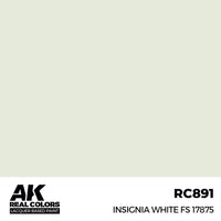 AK Interactive RC891 Real Colors Insignia White FS 17875 17ml Lacquer Paint