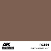 AK Interactive RC893 Real Colors Earth Red FS 30117 17ml Lacquer Paint