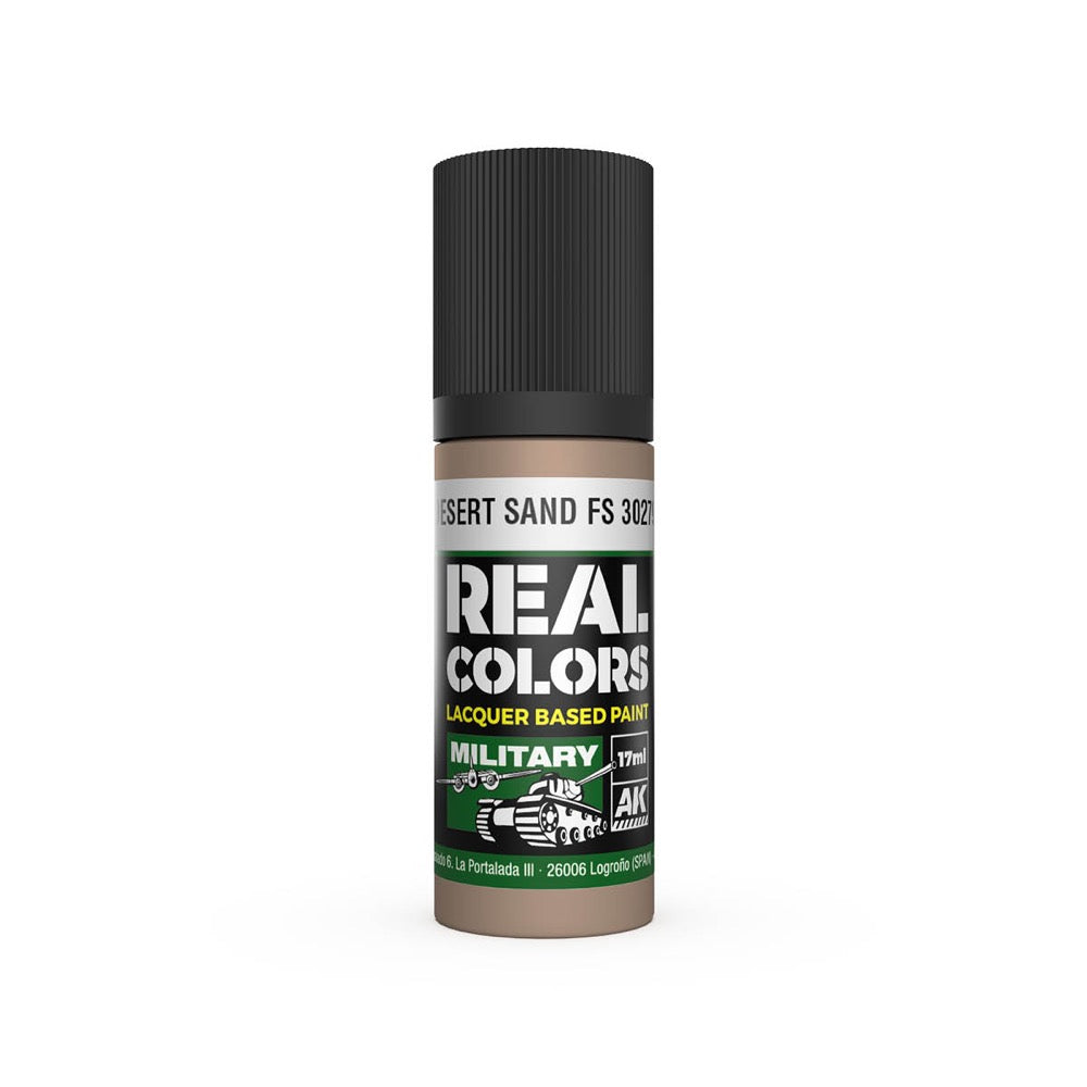AK Interactive RC897 Real Colors Desert Sand FS 30279 17ml Lacquer Paint