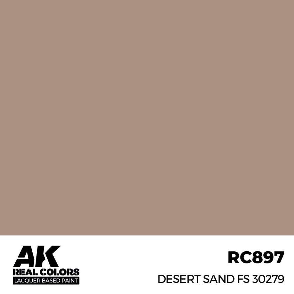 AK Interactive RC897 Real Colors Desert Sand FS 30279 17ml Lacquer Paint