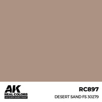AK Interactive RC897 Real Colors Desert Sand FS 30279 17ml Lacquer Paint