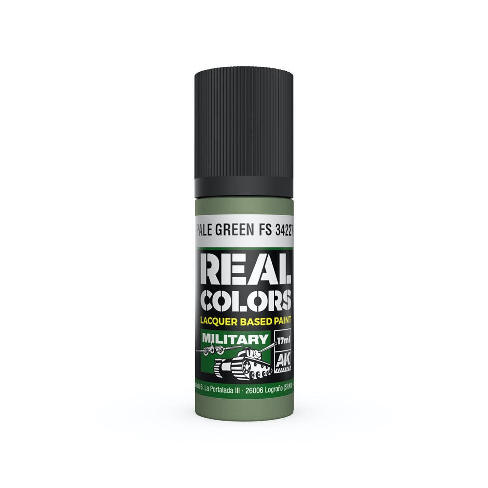 AK Interactive RC907 Real Colors Pale Green FS 34227 17ml Lacquer Paint