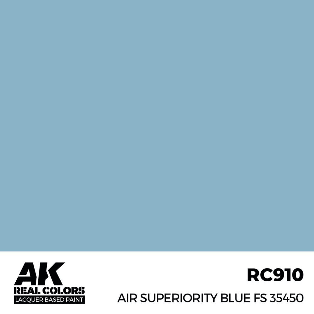 AK Interactive RC910 Real Colors Air Superiority Blue FS 35450 17ml Lacquer Paint
