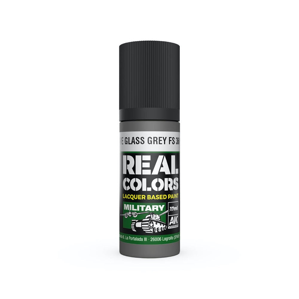 AK Interactive RC914 Real Colors Have Glass Grey FS 36170 17ml Lacquer Paint