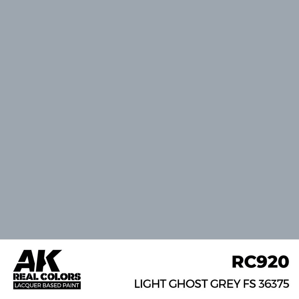 AK Interactive RC920 Real Colors Light Ghost Grey FS 36375 17ml Lacquer Paint
