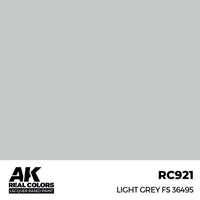 AK Interactive RC921 Real Colors Light Grey FS 36495 17ml Lacquer Paint