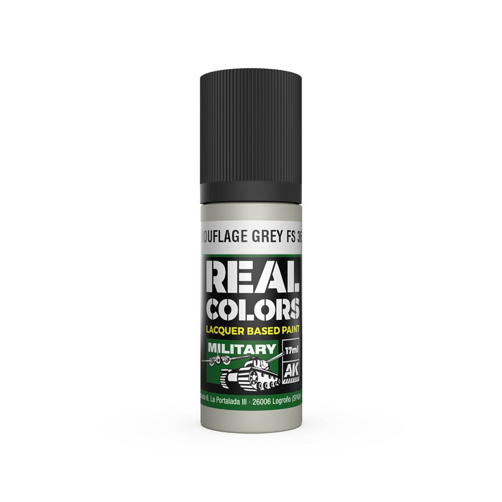 AK Interactive RC922 Real Colors Camouflage Grey FS 36622 17ml Lacquer Paint