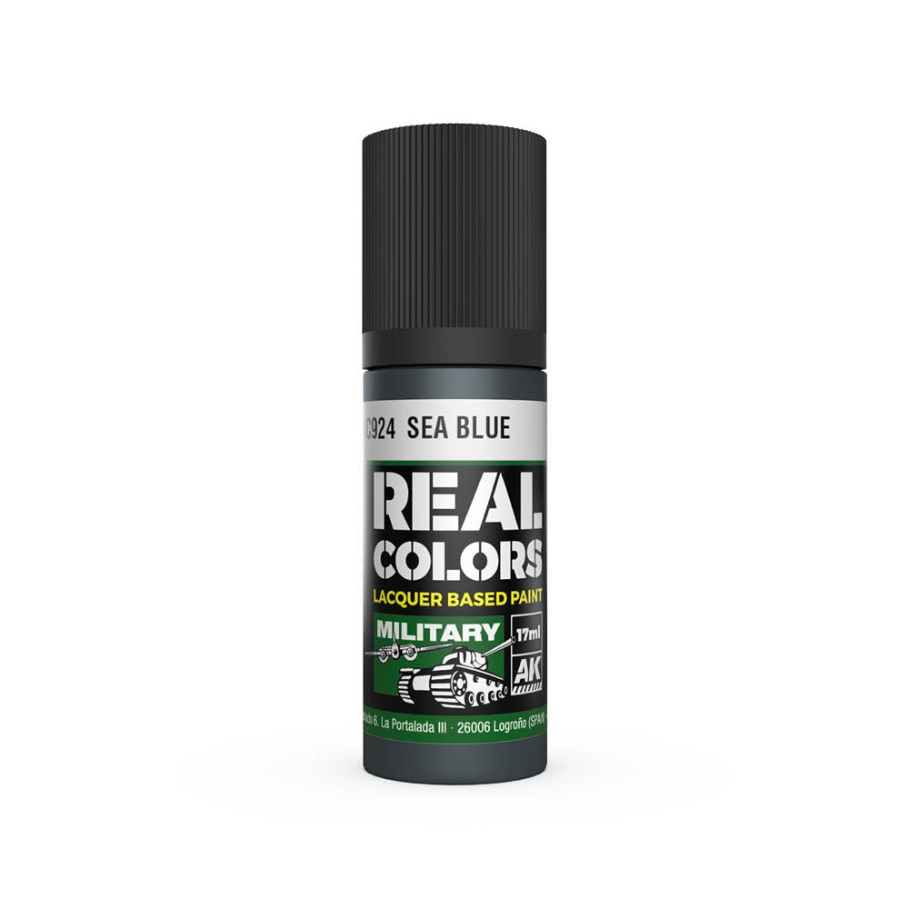 AK Interactive RC924 Real Colors Sea Blue 17ml Lacquer Paint