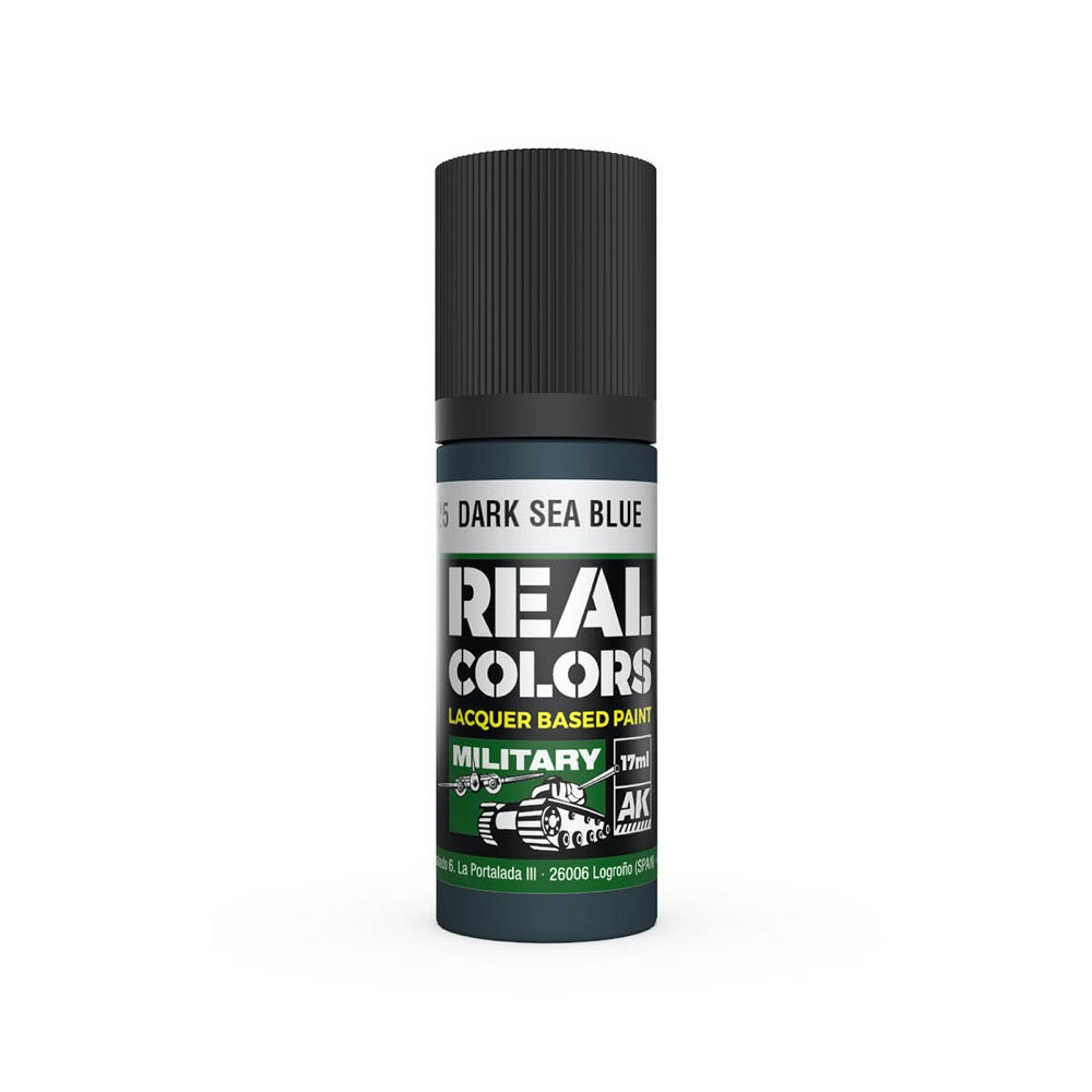 AK Interactive RC925 Real Colors Dark Sea Blue 17ml Lacquer Paint