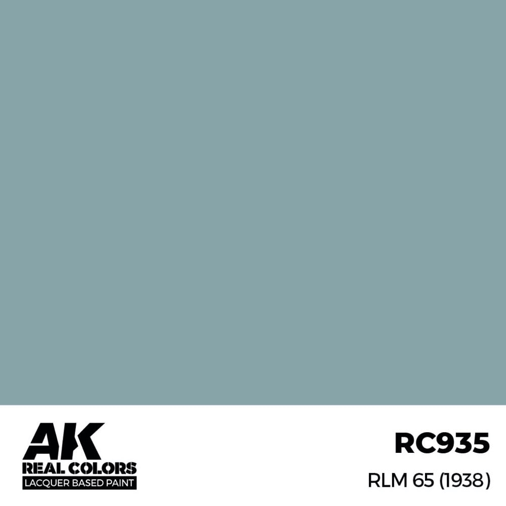 AK Interactive RC935 Real Colors RLM 65 1938 17ml Lacquer Paint