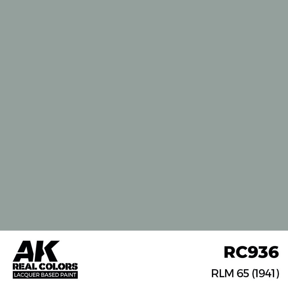 AK Interactive RC936 Real Colors RLM 65 1941 17ml Lacquer Paint