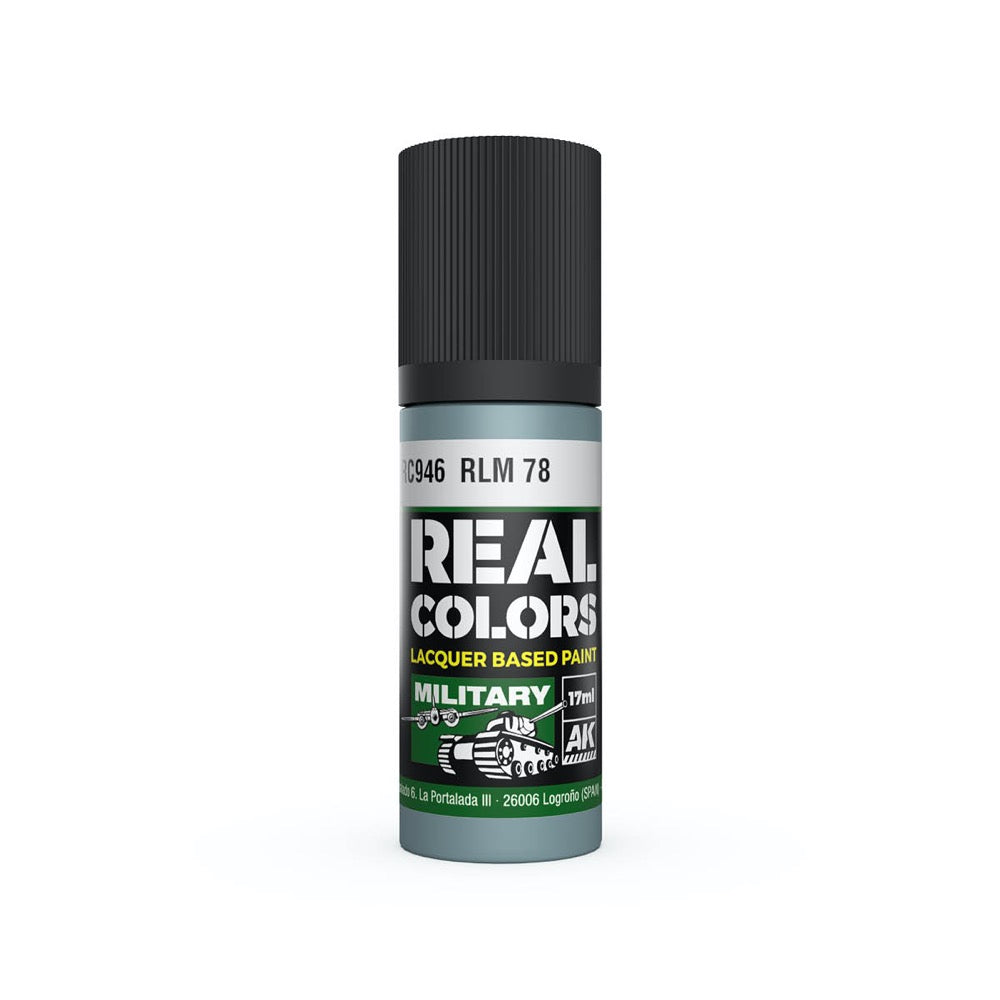 AK Interactive RC946 Real Colors RLM 78 17ml Lacquer Paint