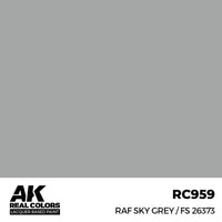 AK Interactive RC959 Real Colors RAF Sky Grey / FS 26373 17ml Lacquer Paint