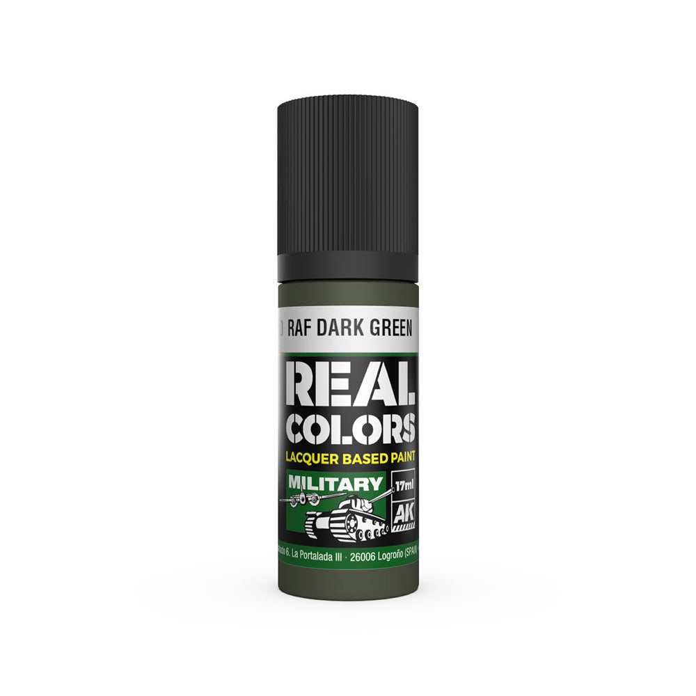 AK Interactive RC960 Real Colors RAF Dark Green 17ml Lacquer Paint