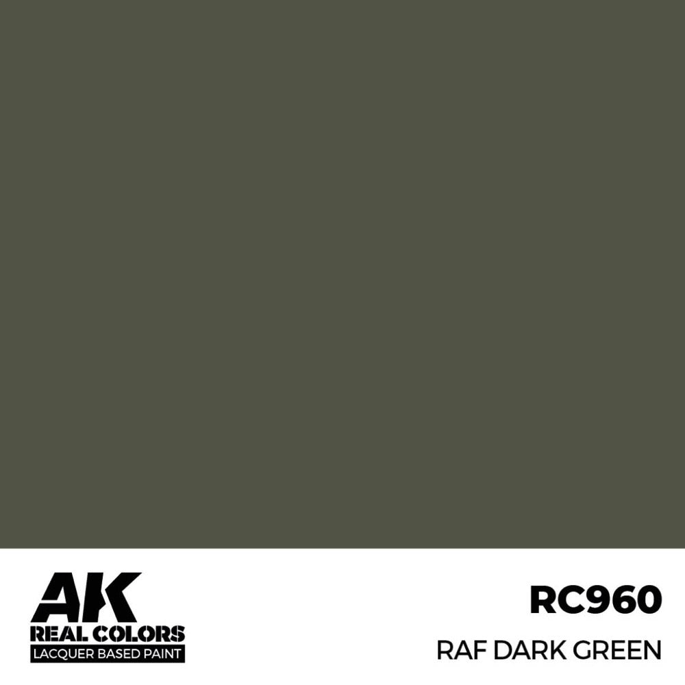 AK Interactive RC960 Real Colors RAF Dark Green 17ml Lacquer Paint
