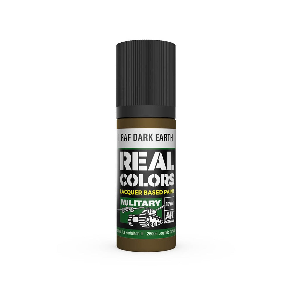 AK Interactive RC961 Real Colors RAF Dark Earth 17ml Lacquer Paint