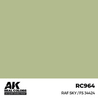 AK Interactive RC964 Real Colors RAF Sky / FS 34424 17ml Lacquer Paint
