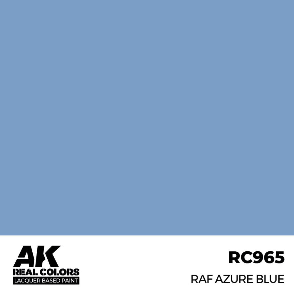 AK Interactive RC965 Real Colors RAF Azure Blue 17ml Lacquer Paint