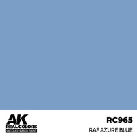 AK Interactive RC965 Real Colors RAF Azure Blue 17ml Lacquer Paint