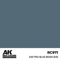 AK Interactive RC971 Real Colors RAF PRU Blue BS381C/636 17ml Lacquer Paint