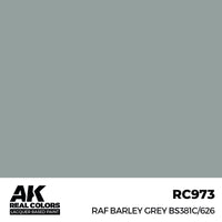 AK Interactive RC973 Real Colors RAF Barley Grey BS381C/626 17ml Lacquer Paint