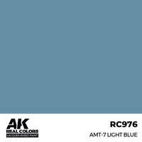 AK Interactive RC976 Real Colors AMT-7 Light Blue 17ml Lacquer Paint