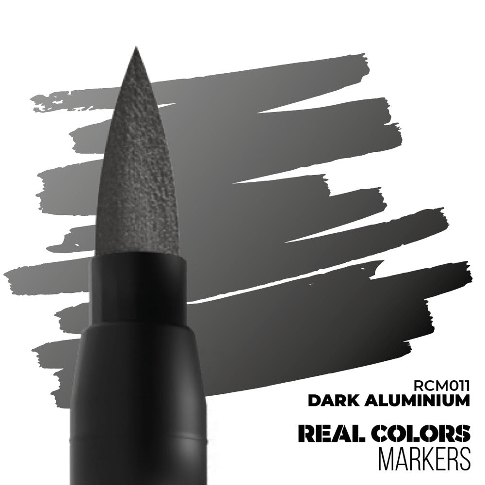 AK interactive RC011 Real Colors Markers Dark Aluminium