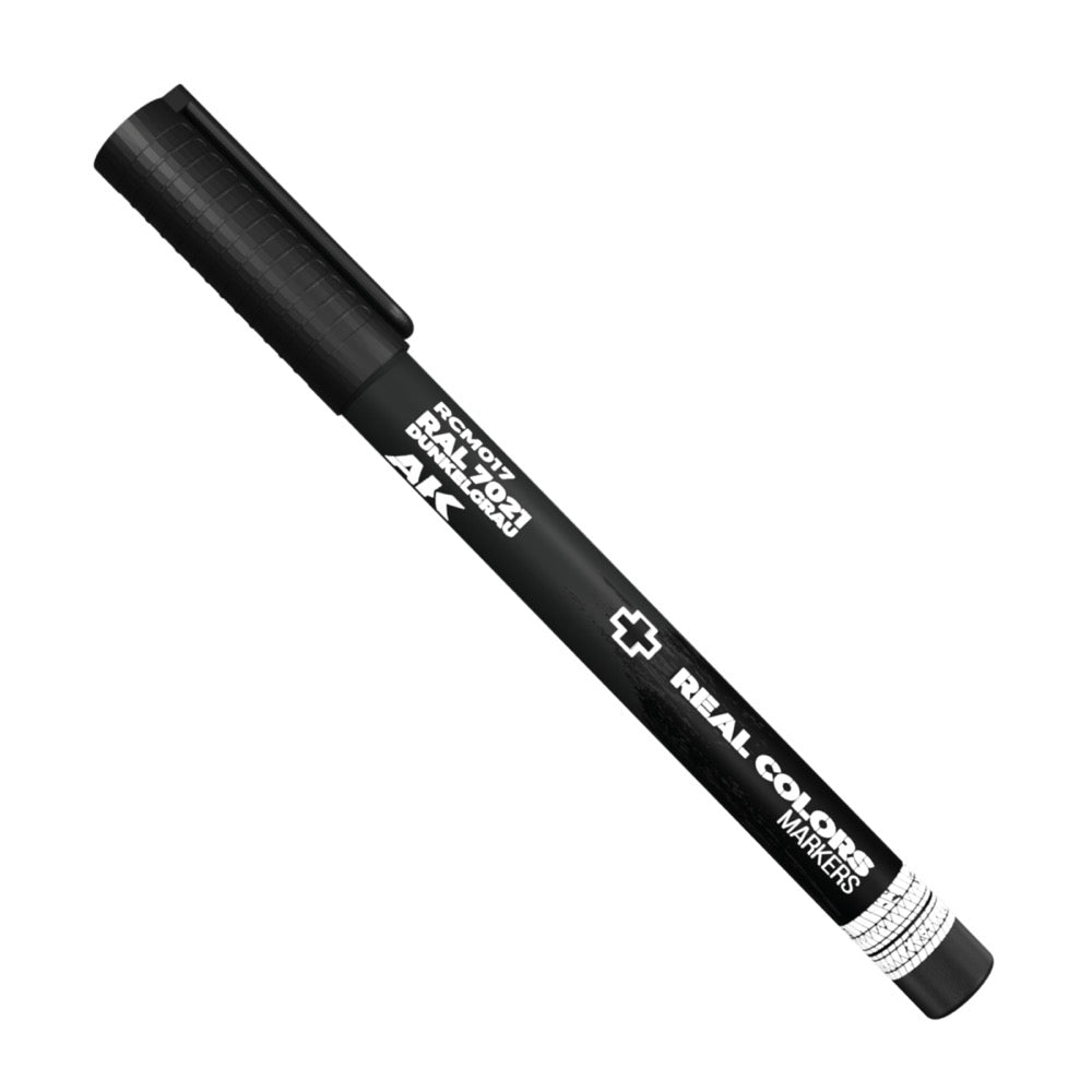 AK interactive RC017 Real Colors Markers RAL 7021 Dunkelgrau