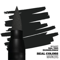 AK interactive RC017 Real Colors Markers RAL 7021 Dunkelgrau