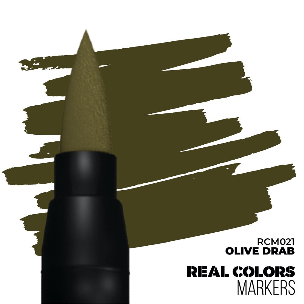 AK interactive RC021 Real Colors Markers Olive Drab