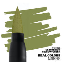 AK interactive RC023 Real Colors Markers US Interior Yellow Green