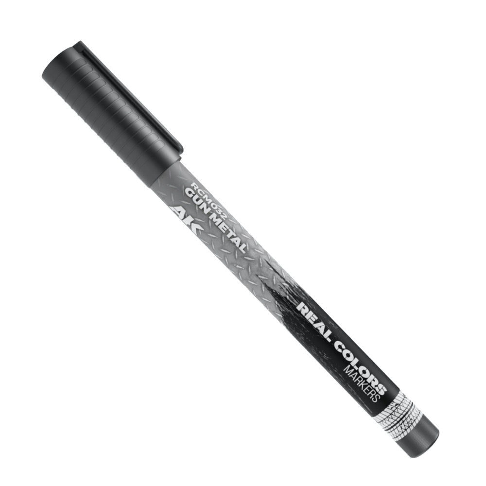 AK interactive RC032 Real Colors Markers Gun Metal