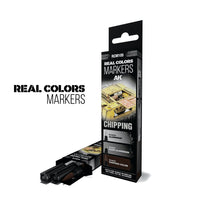 AK interactive RC105 Real Colors Markers Chipping Set x 3