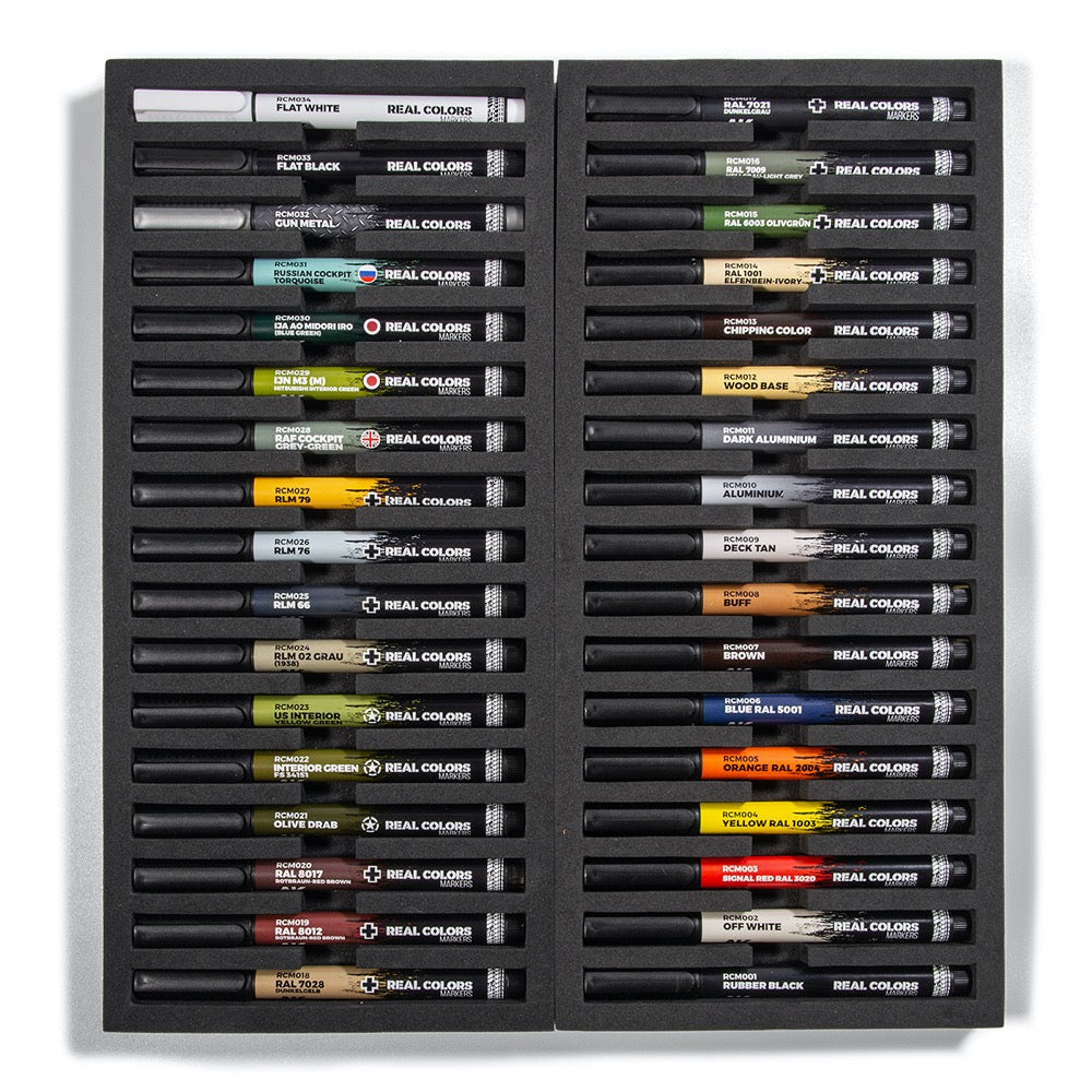 AK interactive RC001 Real Colors Markers Special Box RC Markers ‚àö√™ 34 units