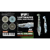 AK Interactive RCS101 Real Colors Set WWII Luftwaffe Early War Colours