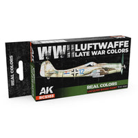 AK Interactive RCS103 Real Colors Set WWII Luftwaffe Late War Colours