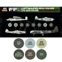 AK Interactive RCS103 Real Colors Set WWII Luftwaffe Late War Colours