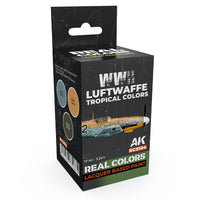 AK Interactive RCS104 Real Colors Set WWII Luftwaffe Tropical Colours