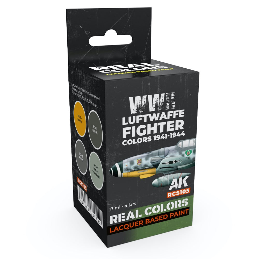 AK Interactive RCS105 Real Colors Set Luftwaffe Fighter Colours 1941-1944