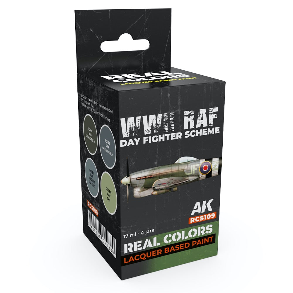 AK Interactive RCS109 Real Colors Set WWII RAF Day Fighter Scheme