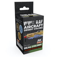 AK Interactive RCS110 Real Colors Set WWII RAF Aircraft Desert Colours
