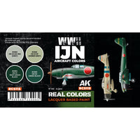 AK Interactive RCS115 Real Colors Set WWII IJN Aircraft Colours