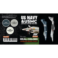 AK Interactive RCS117 Real Colors Set US Navy & USMC Aircraft Colours 1945-1980