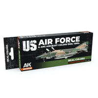 AK Interactive RCS120 Real Colors Set US Air Force & ANG Aircraft Colours 1960s-1980s