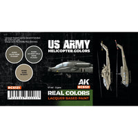 AK Interactive RCS121 Real Colors Set US Army Helicopter Colours